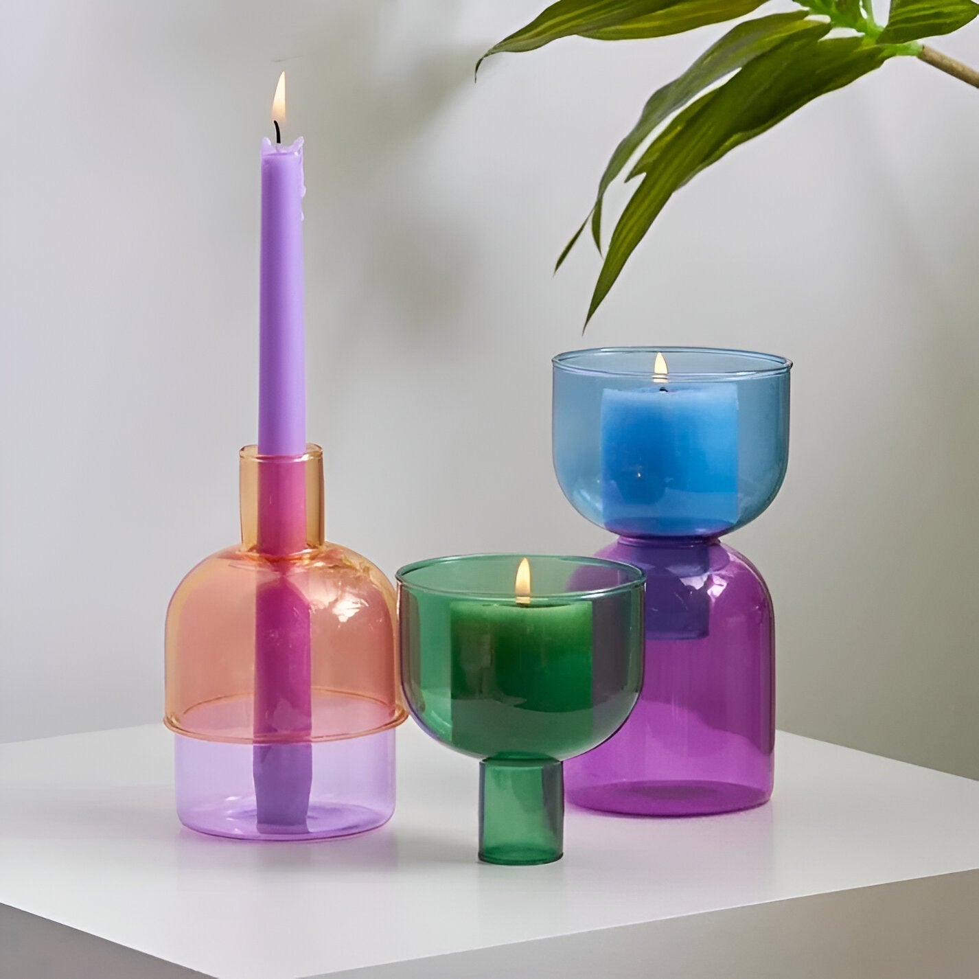 Modern Candle Holder | Elegant Ceramic Design with Multifunctional Use | Versatile Decor for Home Styling 2
