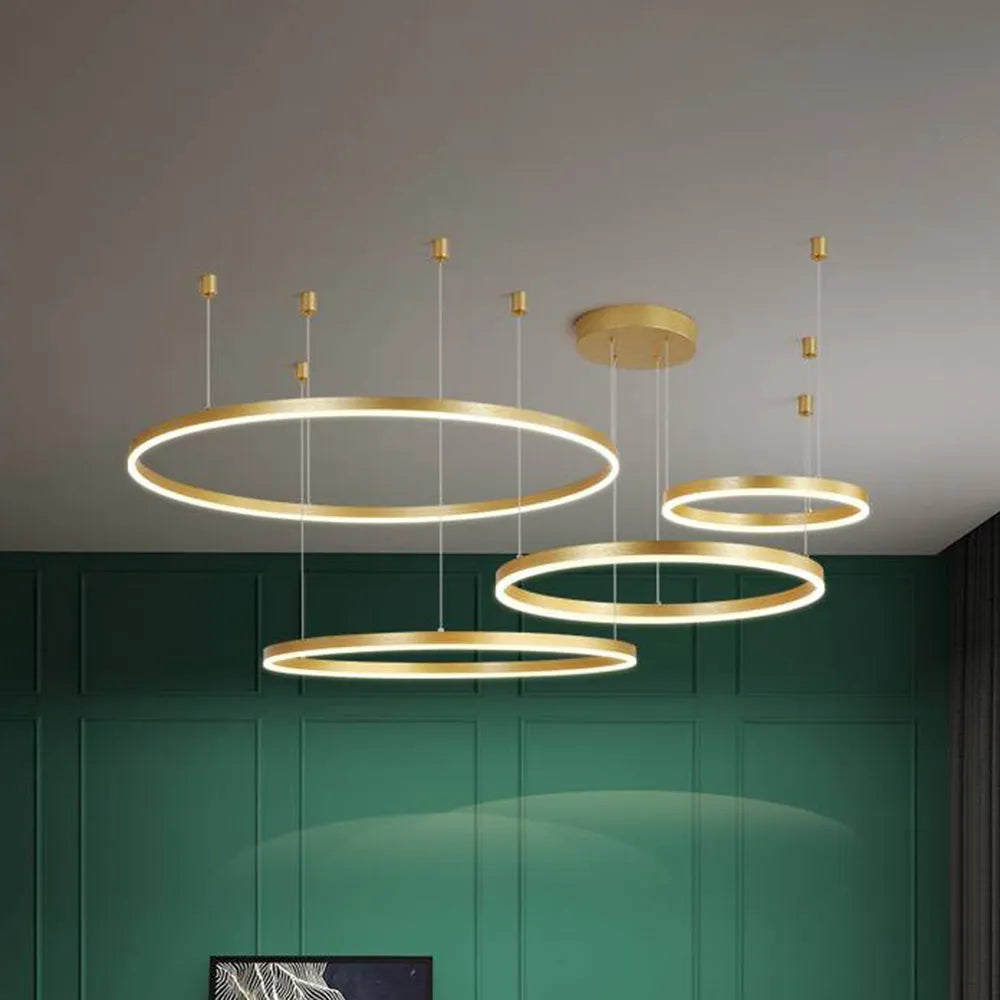Modern Circle | Pendant Light with Dimmable LED & Sleek Design | Kitchen Pendant Lighting for Elegant Interiors 15