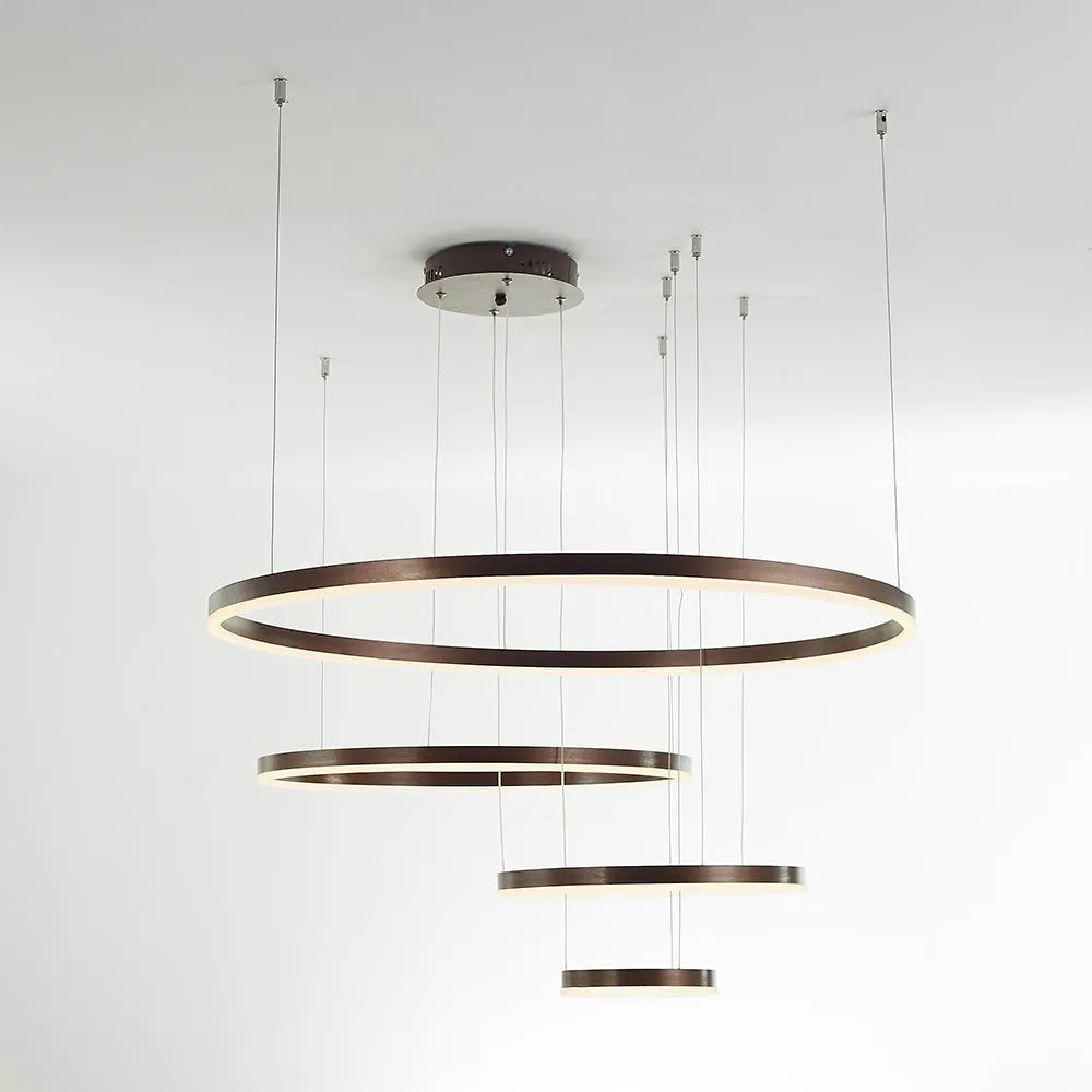 Modern Circle | Pendant Light with Dimmable LED & Sleek Design | Kitchen Pendant Lighting for Elegant Interiors 8