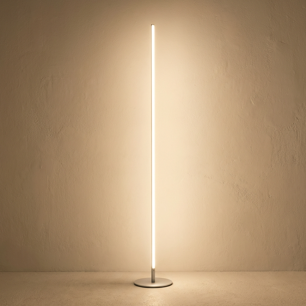 Modern Floor Lamp | High LED Standing Lamp with Energy-Efficient Lighting | Sleek Black Design for Any Room 2