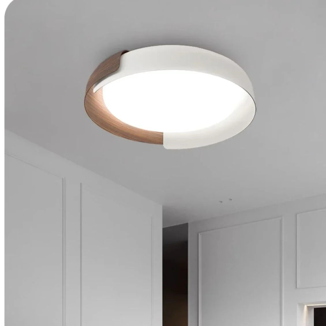 Modern Flush Mount Ceiling Light with Eye-Friendly LED Technology | Customizable Lighting for Relaxing Ambiance 4