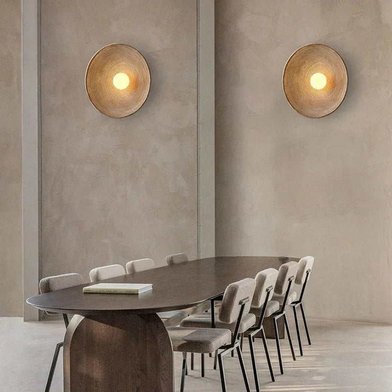 Modern Wall Sconce Lighting with Resin & Frosted Glass Design | Energy-Efficient Wall Lamp for Elegant Home Decor 6