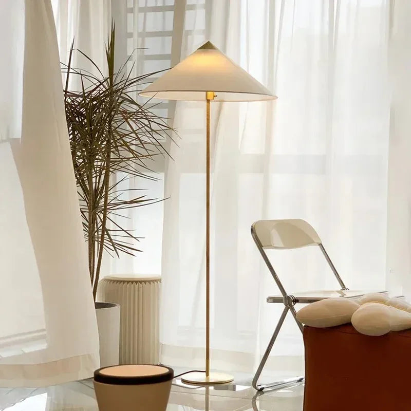 Natural Elegance | Rattan Floor Lamp with Hand-Knitted Shade | Vintage Design for Cozy Ambiance 3
