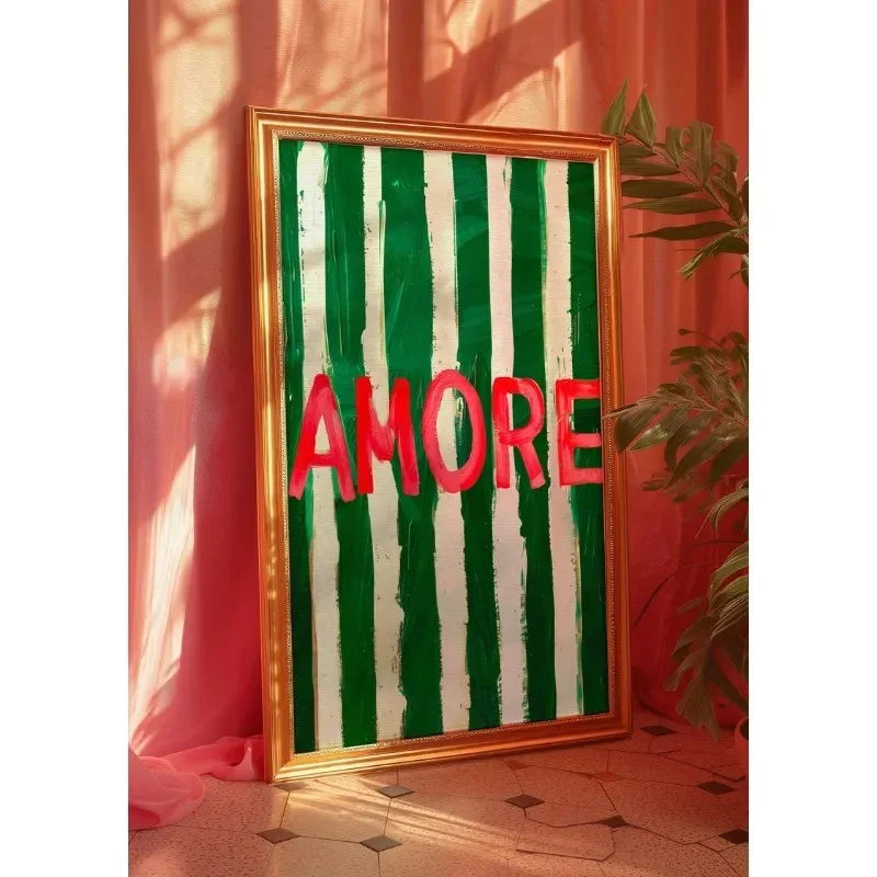 Psychedelic Canvas Wall Art with Vibrant Abstract Design | Eye-Catching Decor for Energetic Spaces 1