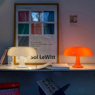 Retro Table Lamp | Charming Mushroom Design with Warm Glow | Cozy Lighting for Bedside or Desk 4