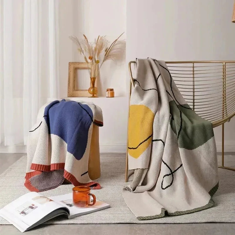 Rhonette Collection | Cozy Acrylic Throw Blanket with Modern Design | Lightweight & Stylish for Year-Round Comfort 1