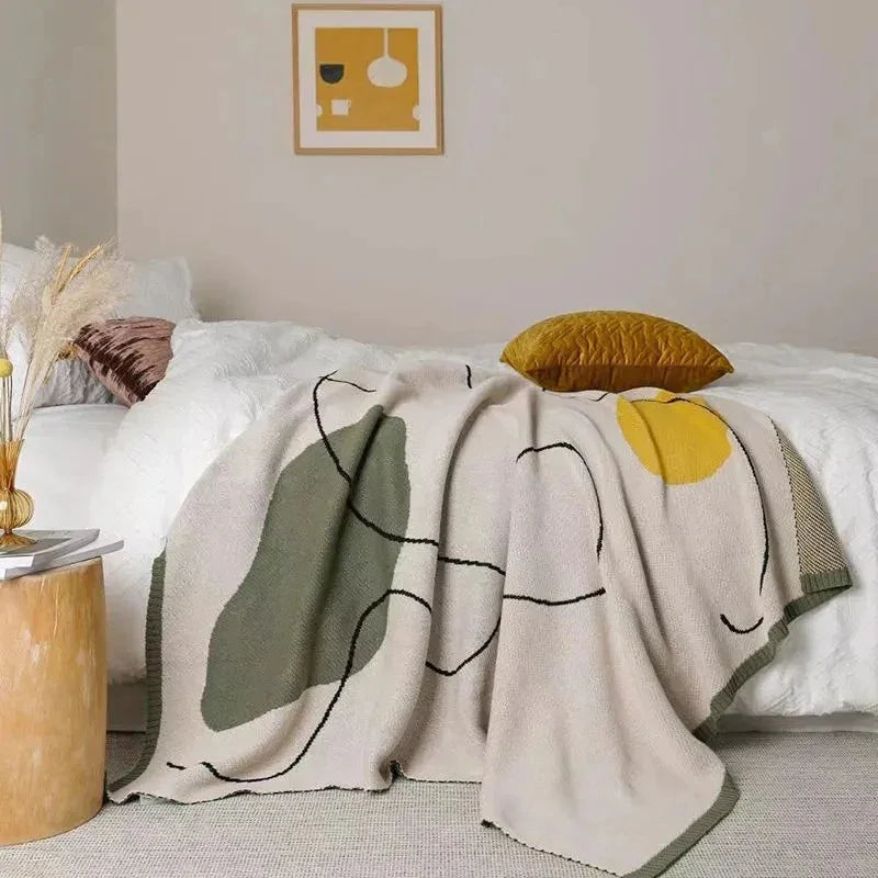 Rhonette Collection | Cozy Acrylic Throw Blanket with Modern Design | Lightweight & Stylish for Year-Round Comfort 4
