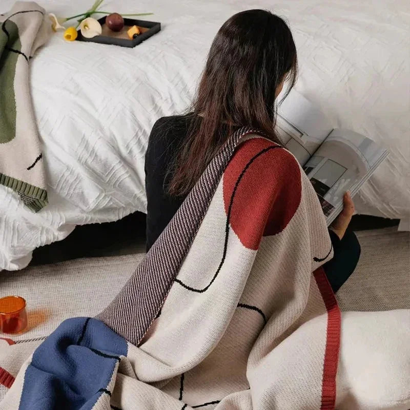 Rhonette Collection | Cozy Acrylic Throw Blanket with Modern Design | Lightweight & Stylish for Year-Round Comfort 5