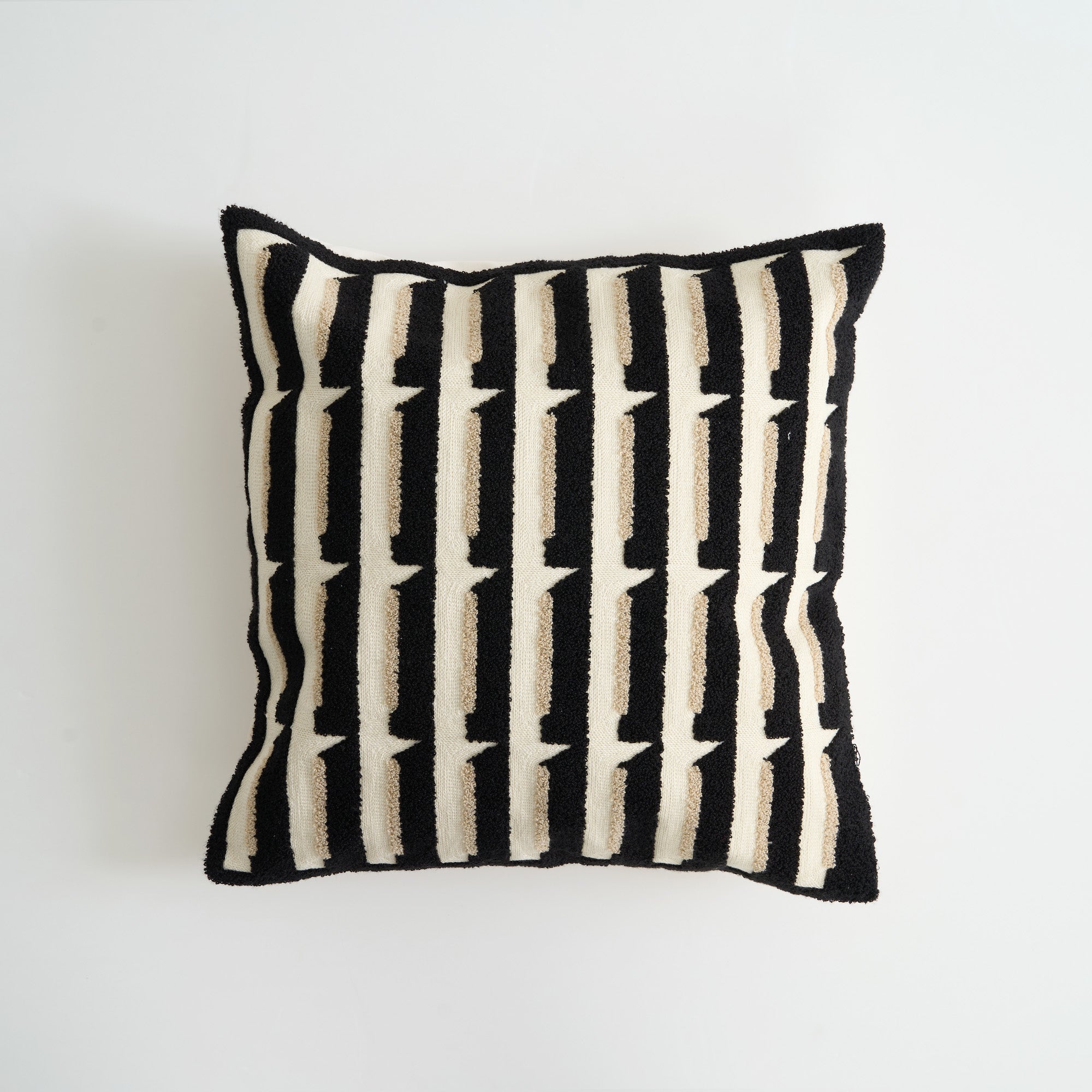 Rhythm Collection | Stripe Cushion Cover with Hidden Zipper | Soft & Durable Design for Cozy Comfort 1