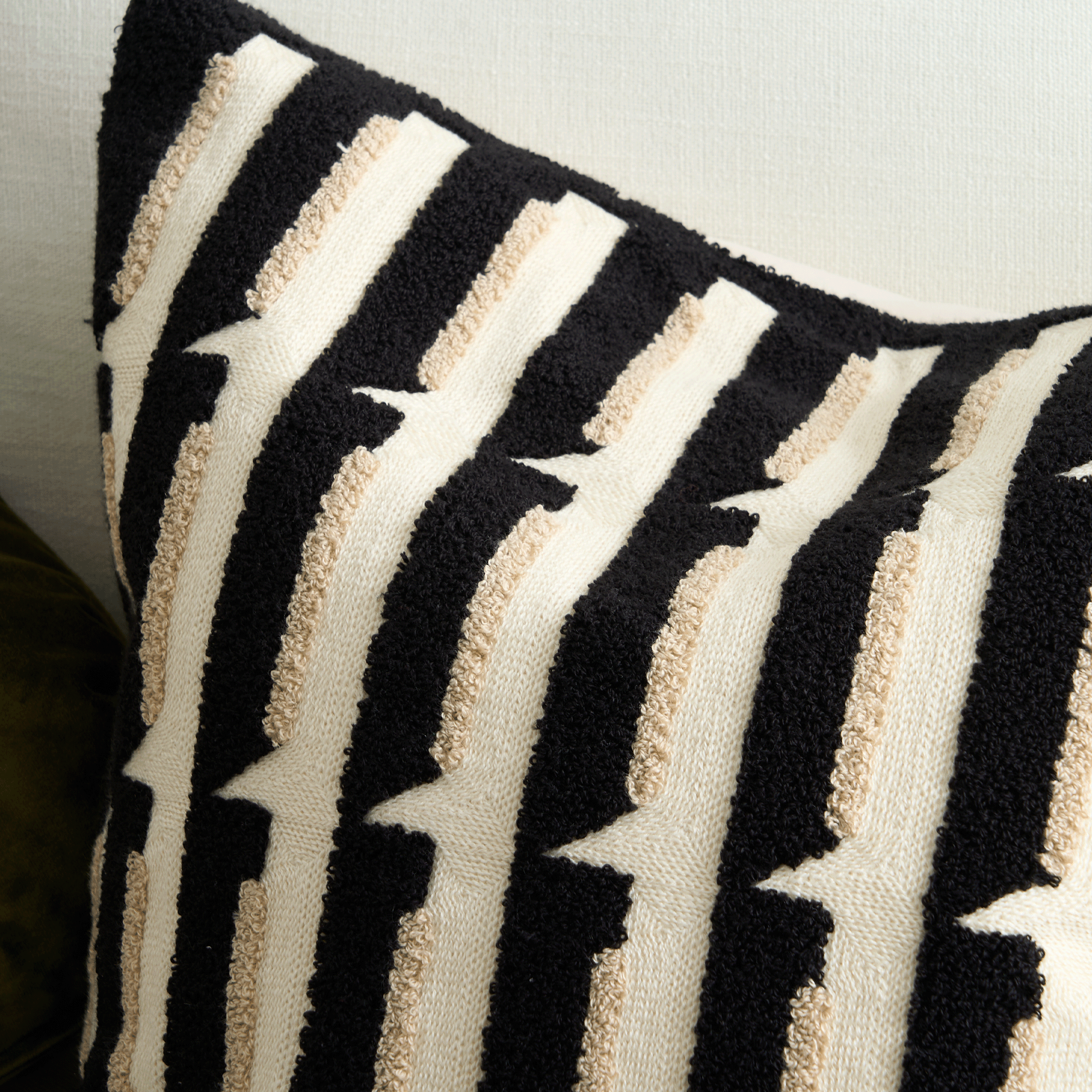Rhythm Collection | Stripe Cushion Cover with Hidden Zipper | Soft & Durable Design for Cozy Comfort 5