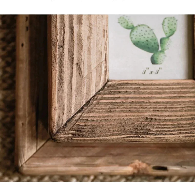 Rustic Wood Photo Frame Collection | Handmade Solid Pine Frame for Unique Décor 6