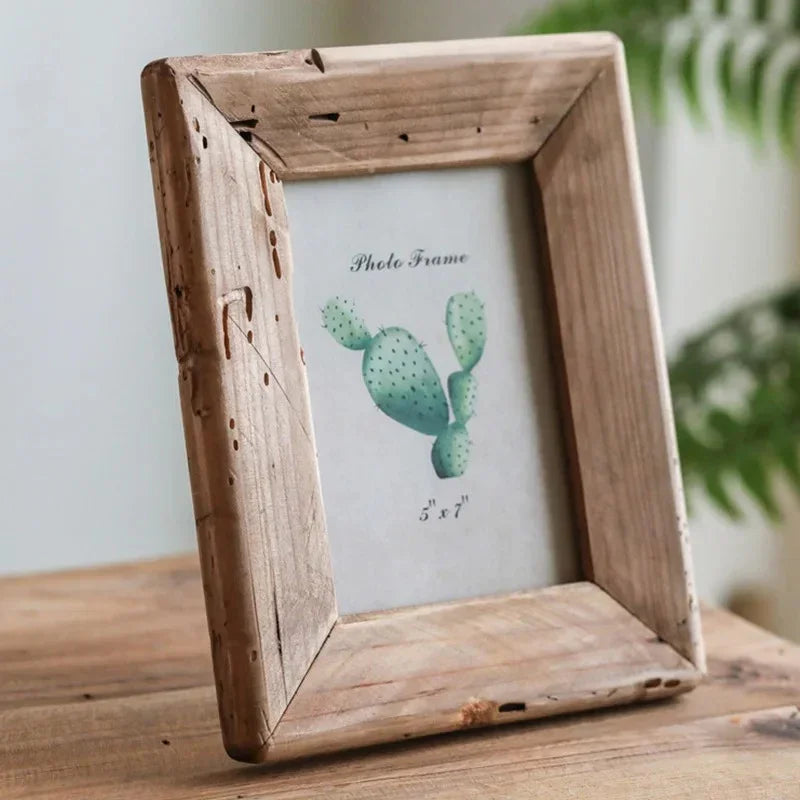 Rustic Wood Photo Frame Collection | Handmade Solid Pine Frame for Unique Décor 8