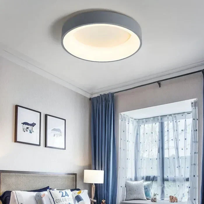 Scandinavian Round LED Ceiling Lamp with Energy Efficiency | Minimalist Design for Modern Interiors 3