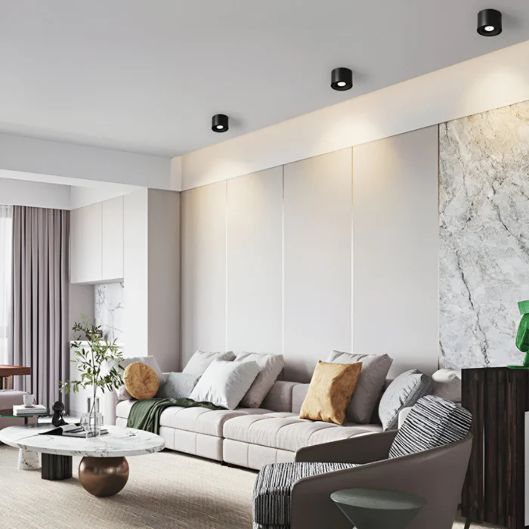 Selas Collection | Flush Mount Ceiling Light with 360° Rotatable LED | Energy-Efficient Illumination for Modern Spaces 1