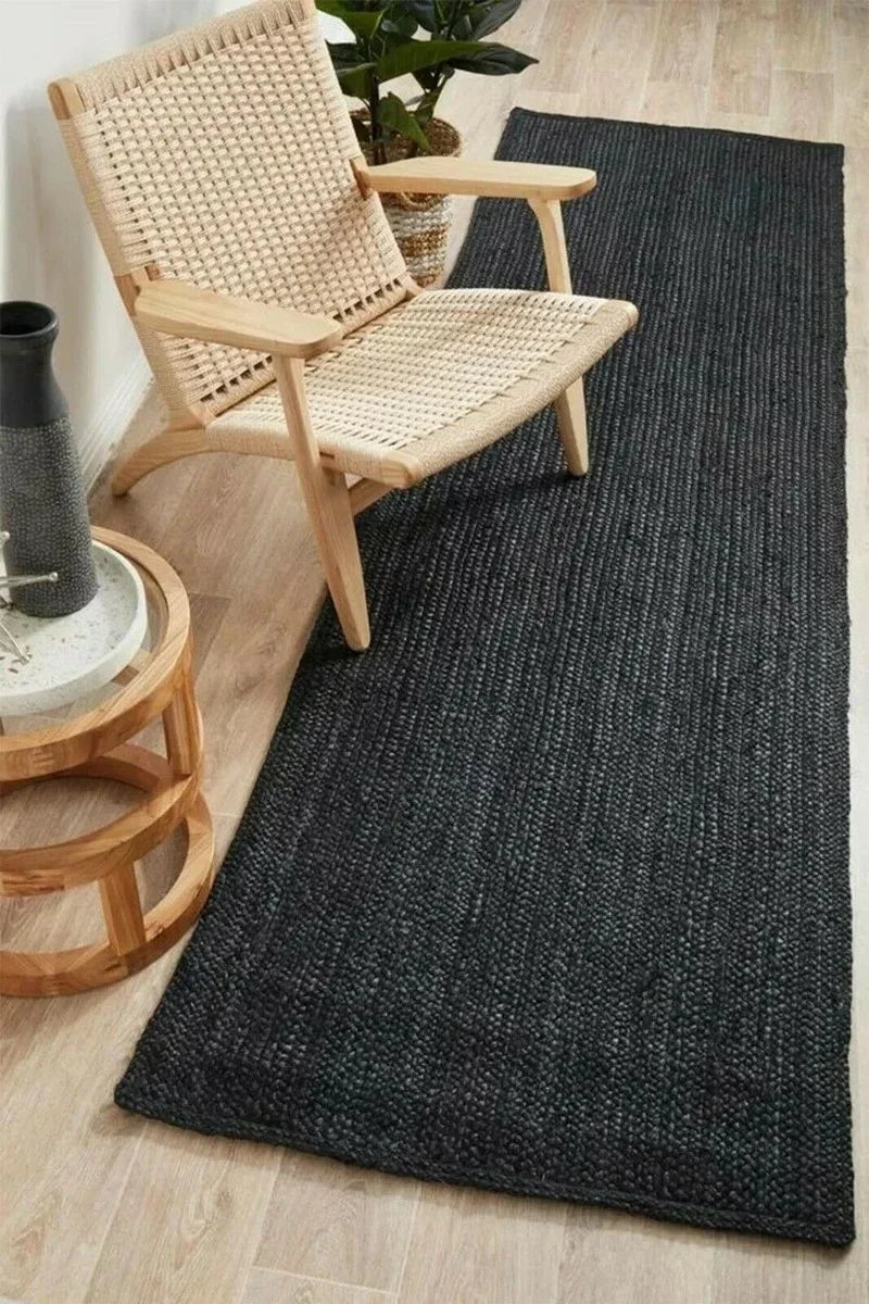 Sherah Collection | Handwoven Jute Rug with Eco-Friendly Design | Versatile Natural Rug for Modern and Bohemian Interiors 3