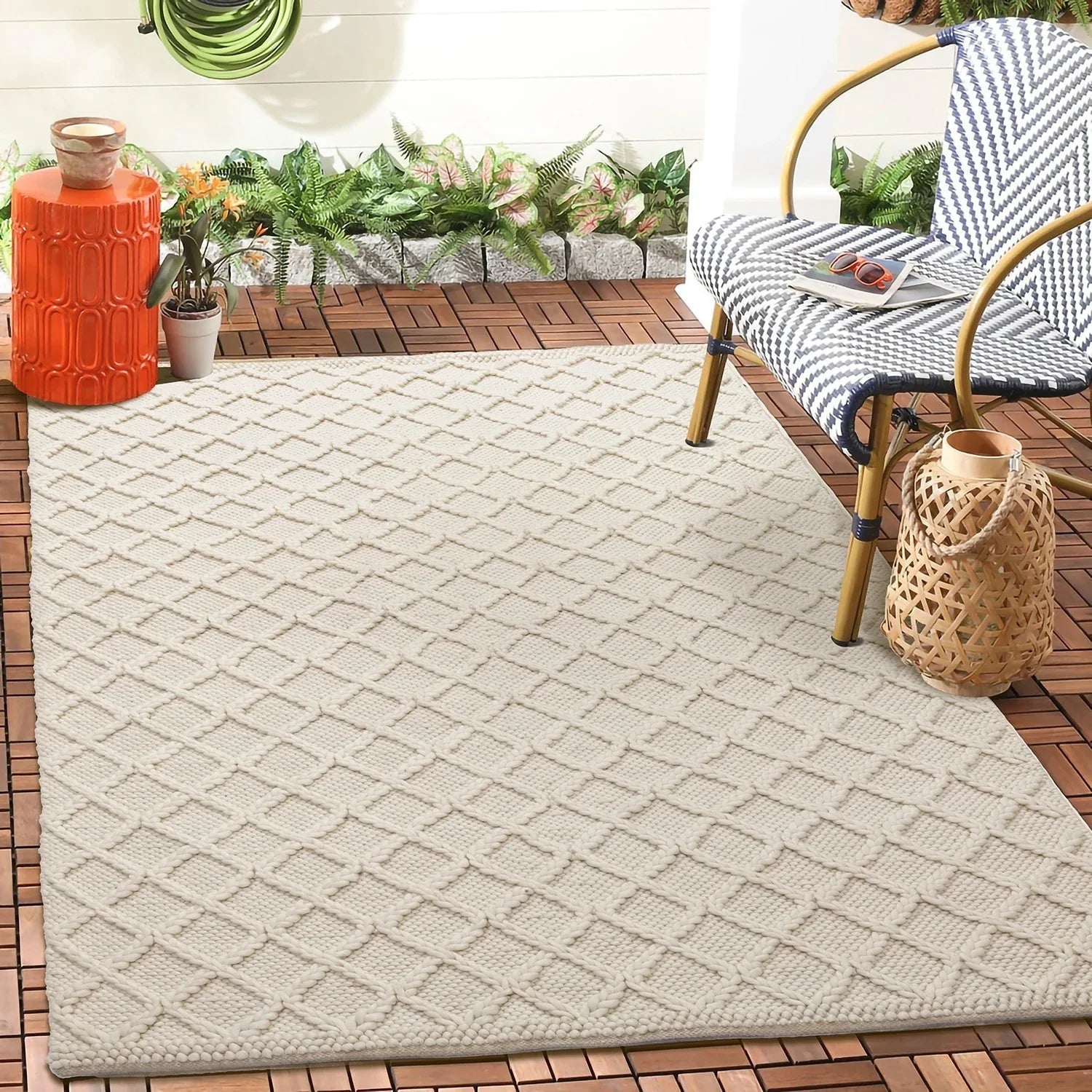 Shiloh Collection | Luxurious Wool Area Rug with Anti-Slip Backing | Soft Durable Carpet for Living Room Decor 3
