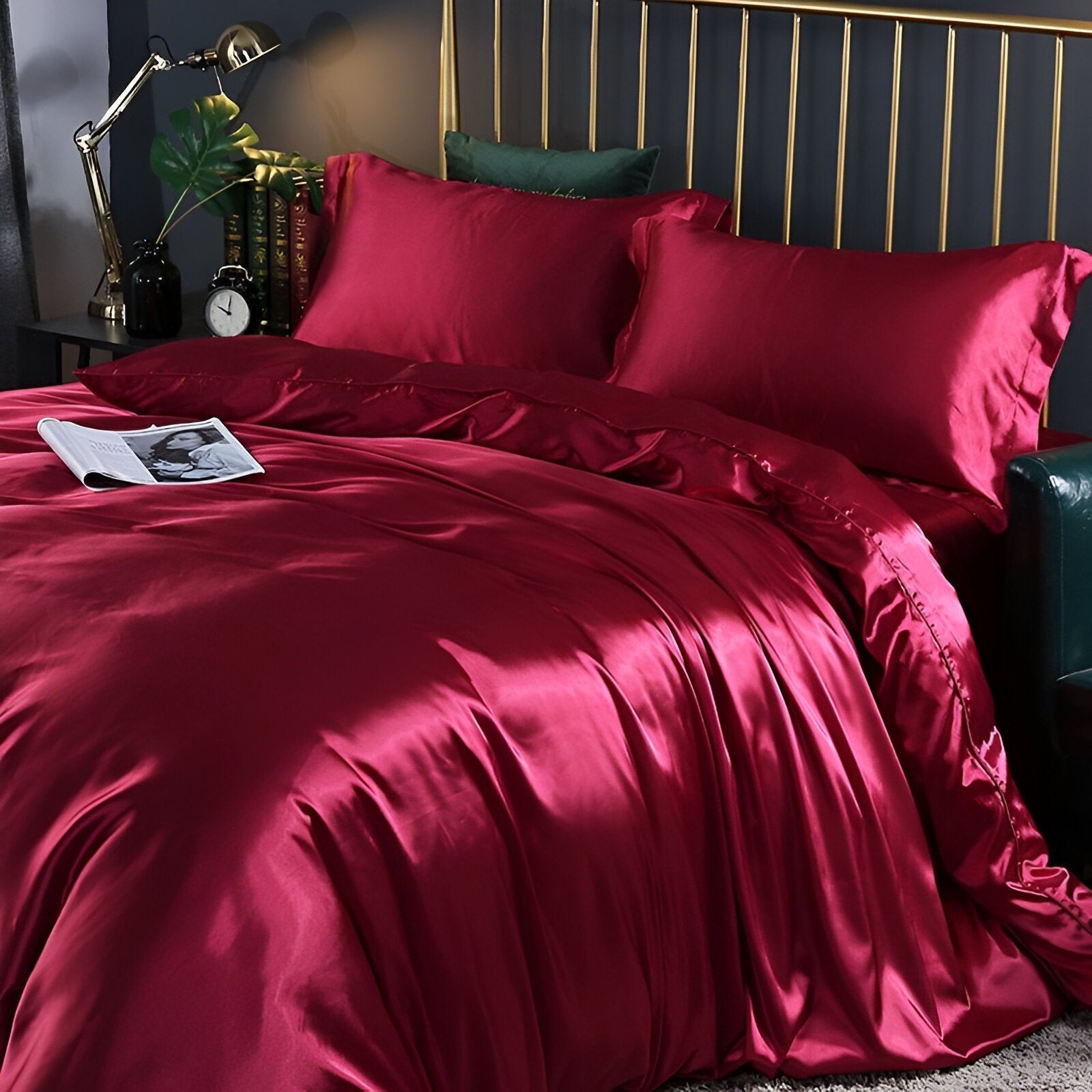 Silk Duvet Cover Set with Cooling Comfort | Breathable Luxury for All Seasons 14