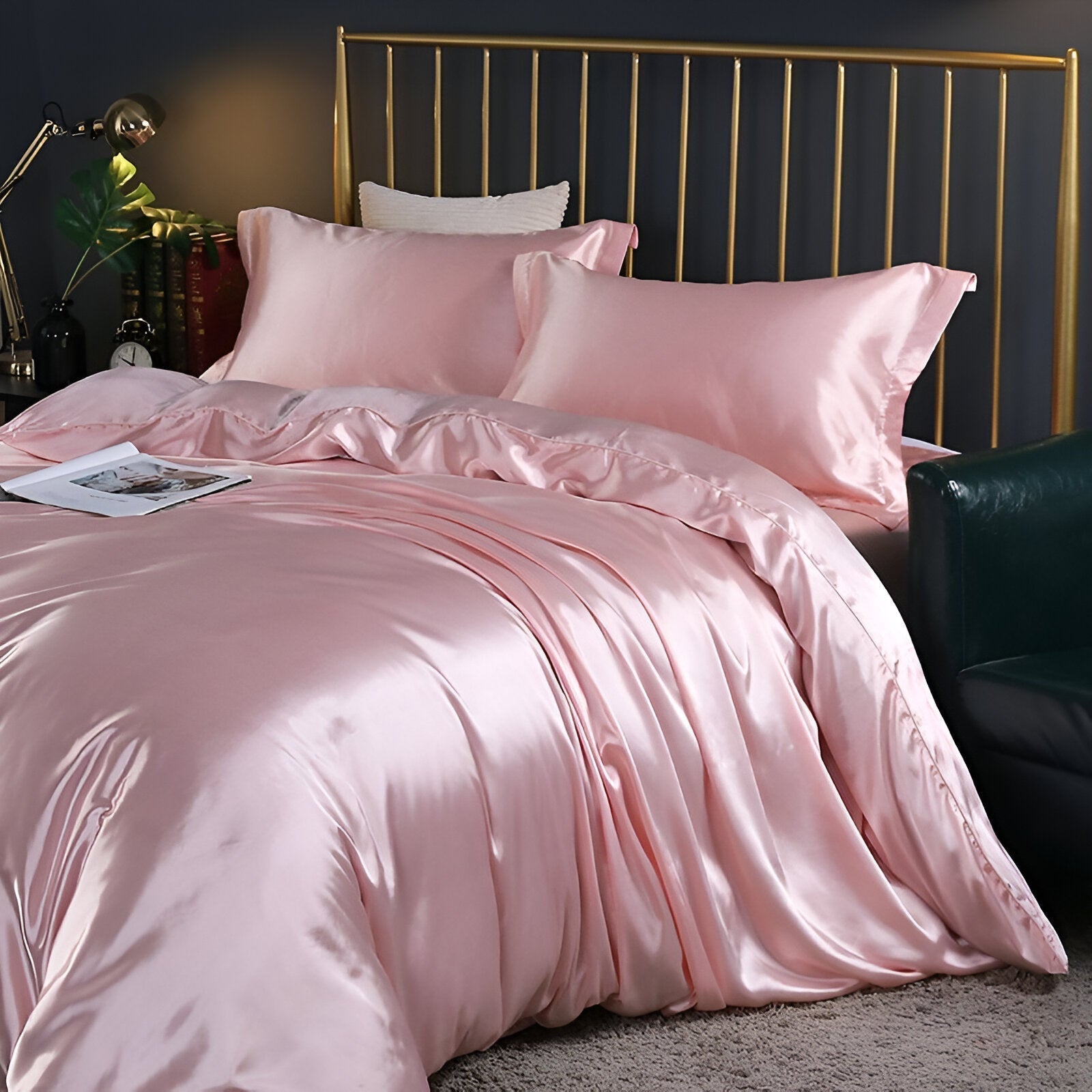 Silk Duvet Cover Set with Cooling Comfort | Breathable Luxury for All Seasons 16