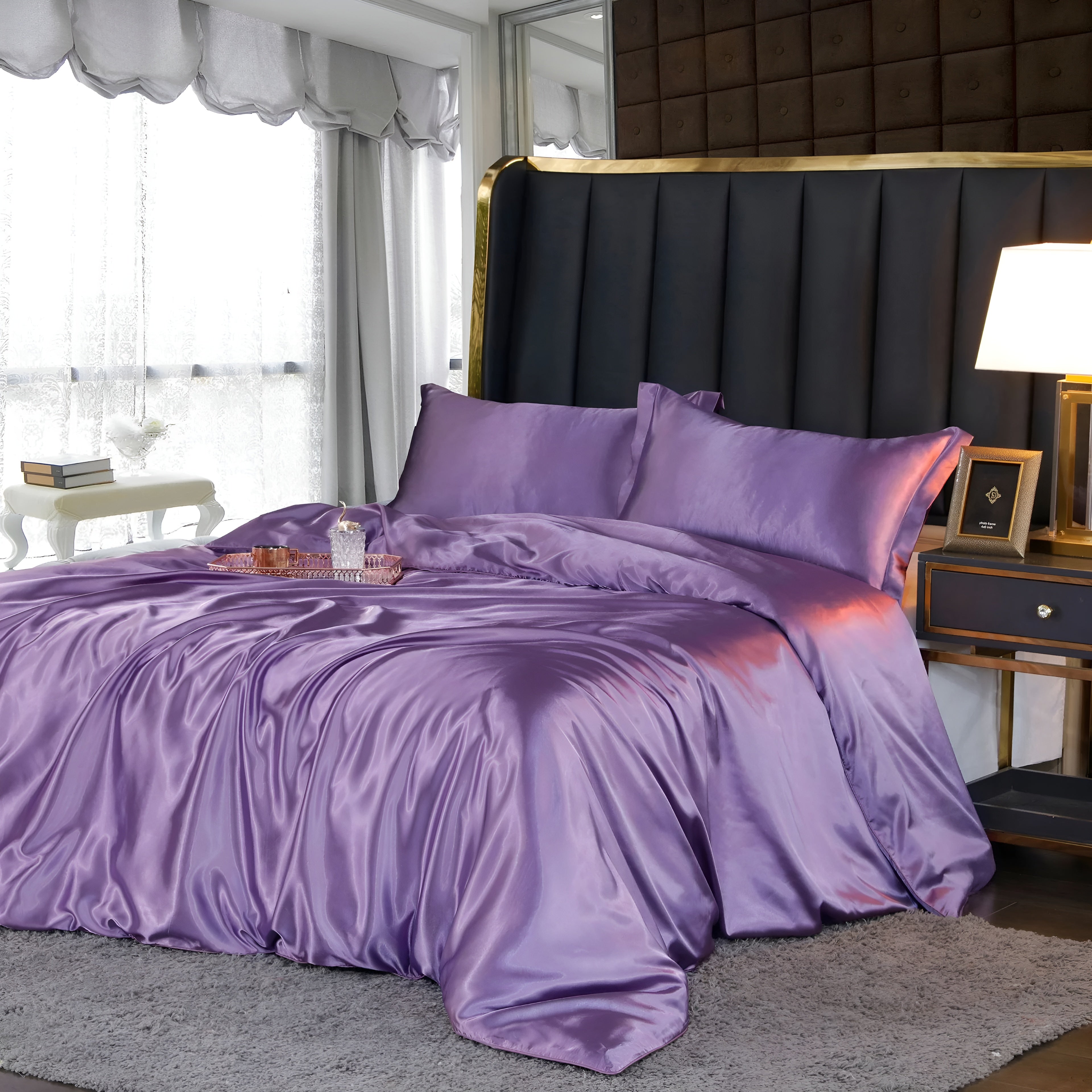Silk Duvet Cover Set with Cooling Comfort | Breathable Luxury for All Seasons 3