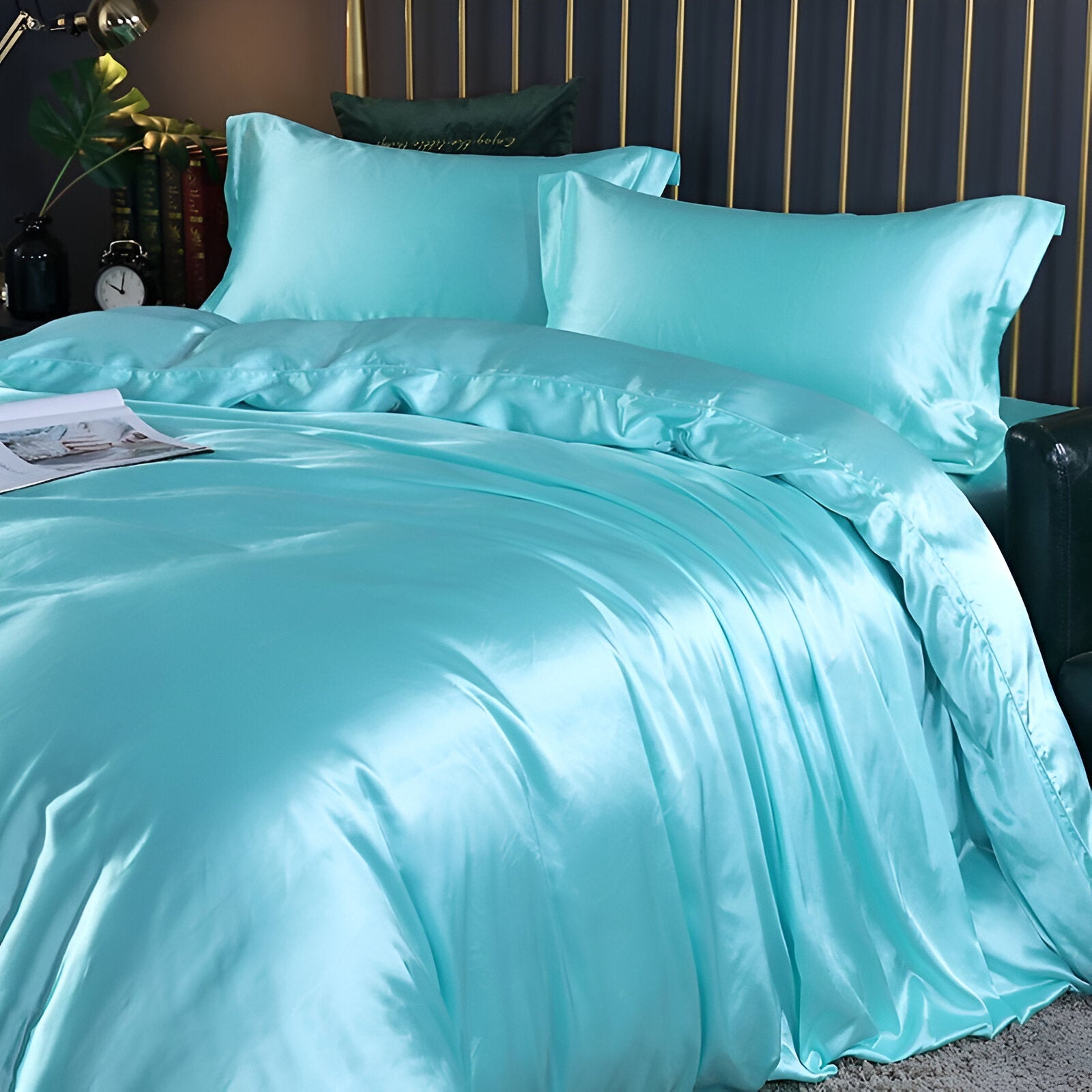 Silk Duvet Cover Set with Cooling Comfort | Breathable Luxury for All Seasons 6