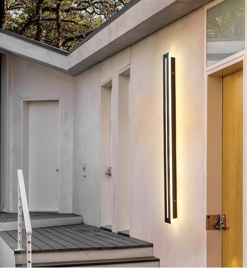 Sleek LED Wall Light | Weatherproof Design with Soft Illumination | Perfect for Indoor and Outdoor Spaces 2