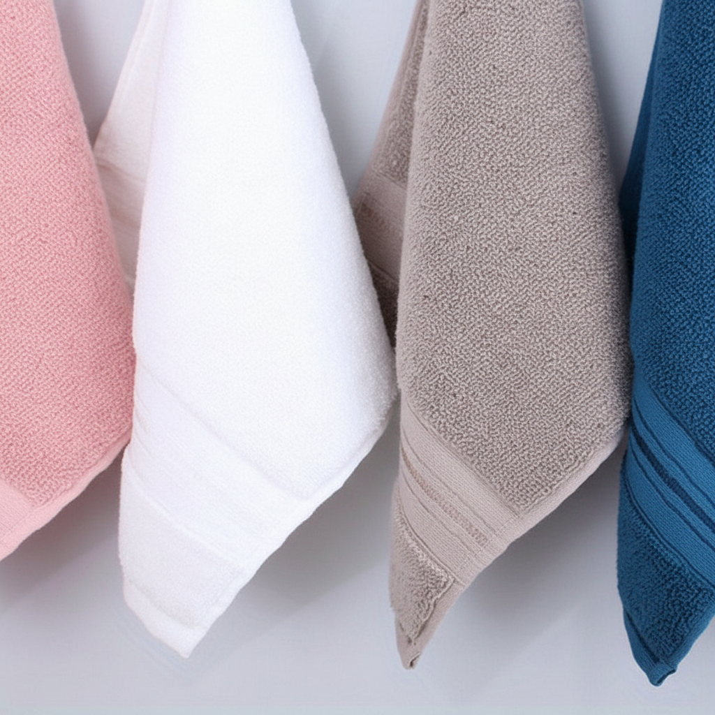 Soft Terry Towels Set | High Absorbency & Elegant Striped Design for Luxurious Comfort 3
