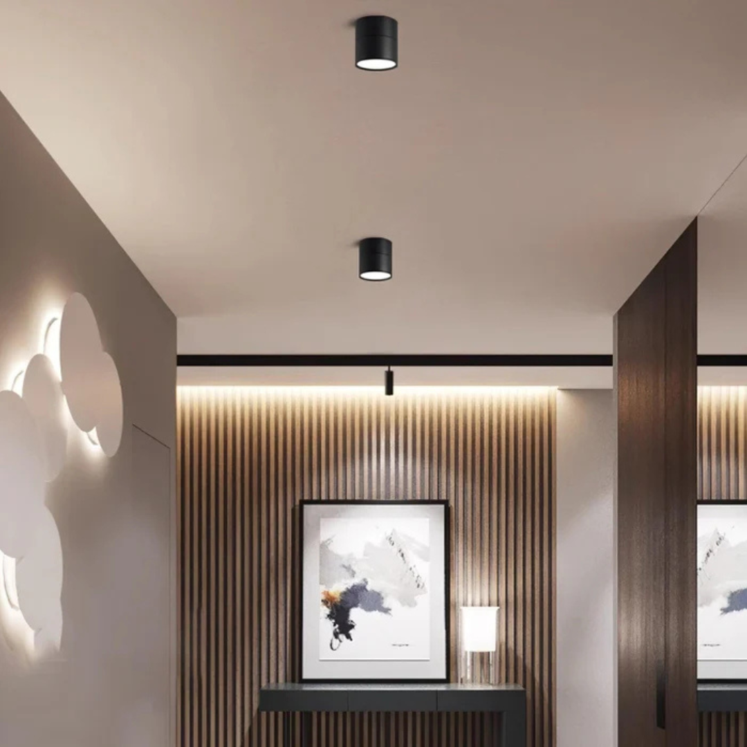 Somos Collection | LED Ceiling Lamp with Adjustable Rotating Head | Modern Design for Versatile Lighting 1