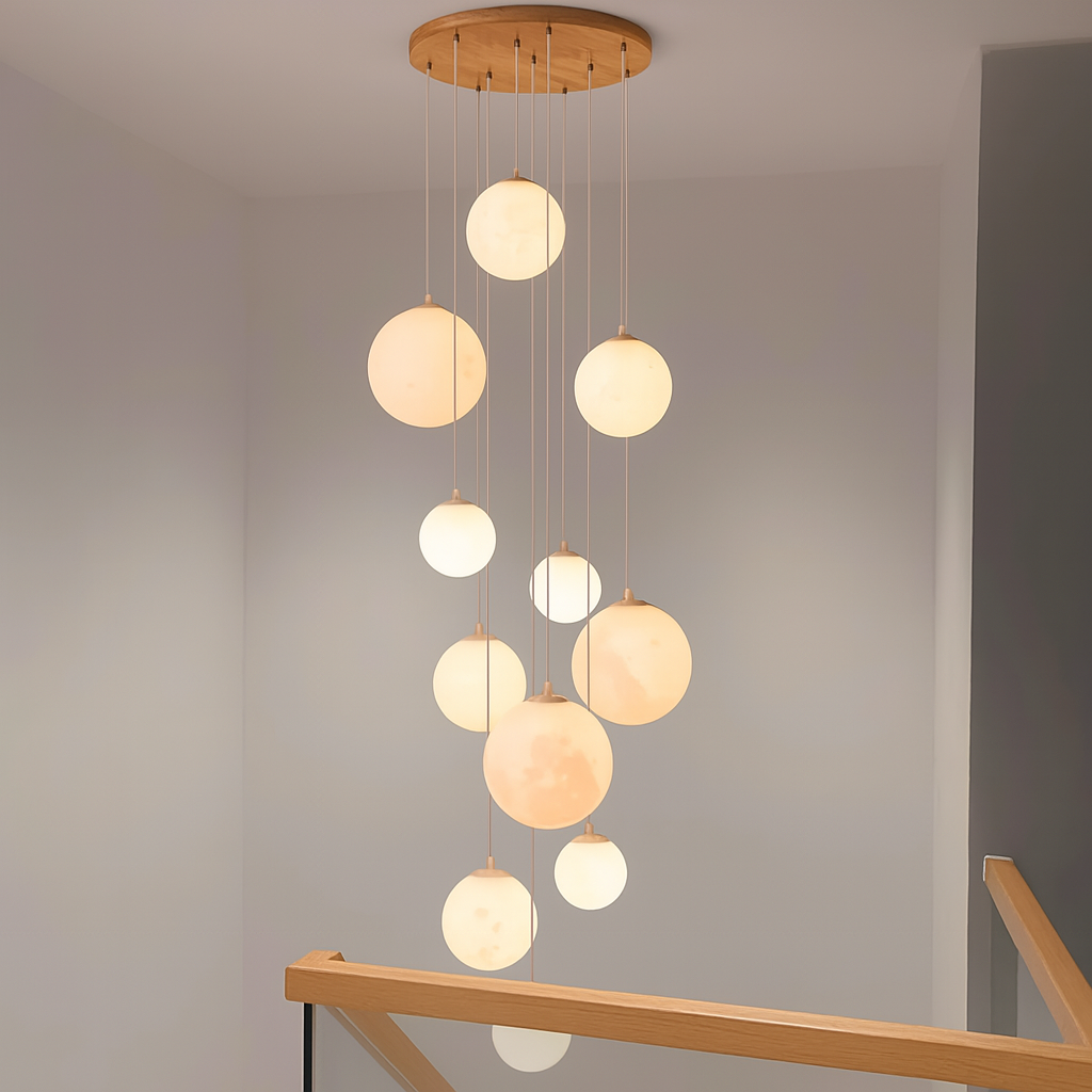 Spherical Chandelier Light | Modern Design with Multiple Spherical Lights | Elegant Fixture for High Ceilings 3