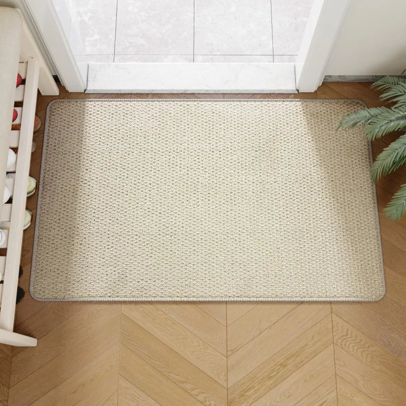 Stylish Faux Jute Doormat | Durable Outdoor Mat with Easy Maintenance | Perfect Welcome Mat for Any Entrance 3