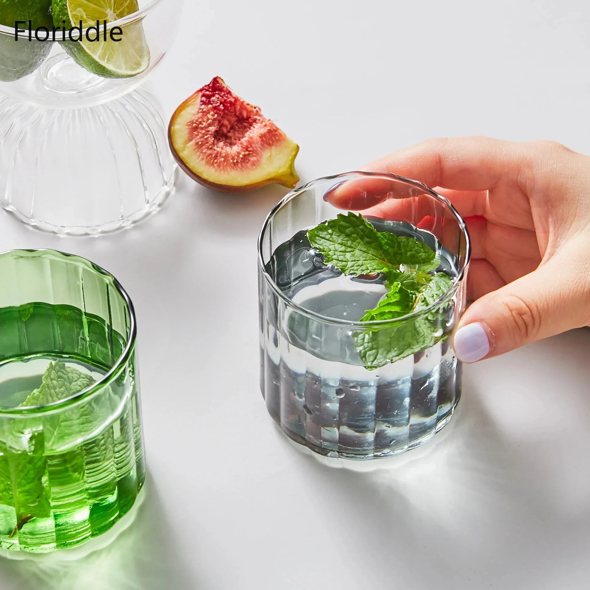 Vibrant Glass Set of 6 | Durable Glassware for Stylish Entertaining 2