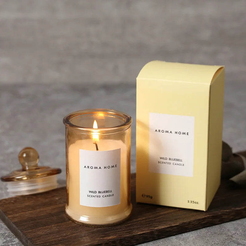 Vintage Collection | Scented Candle with Elegant Glass Jar | Eco-Friendly Soy Wax for Relaxation 4