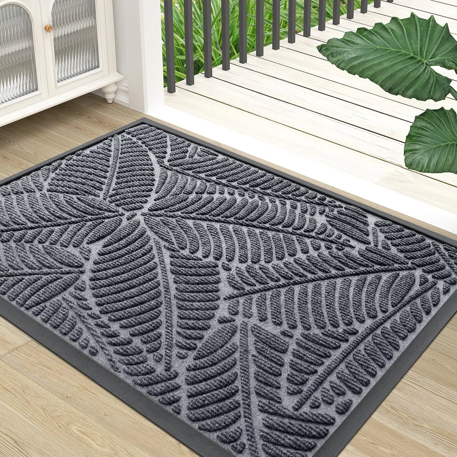 Waterproof Rubber Doormat | Non-Slip Design for Indoor & Outdoor Use 0