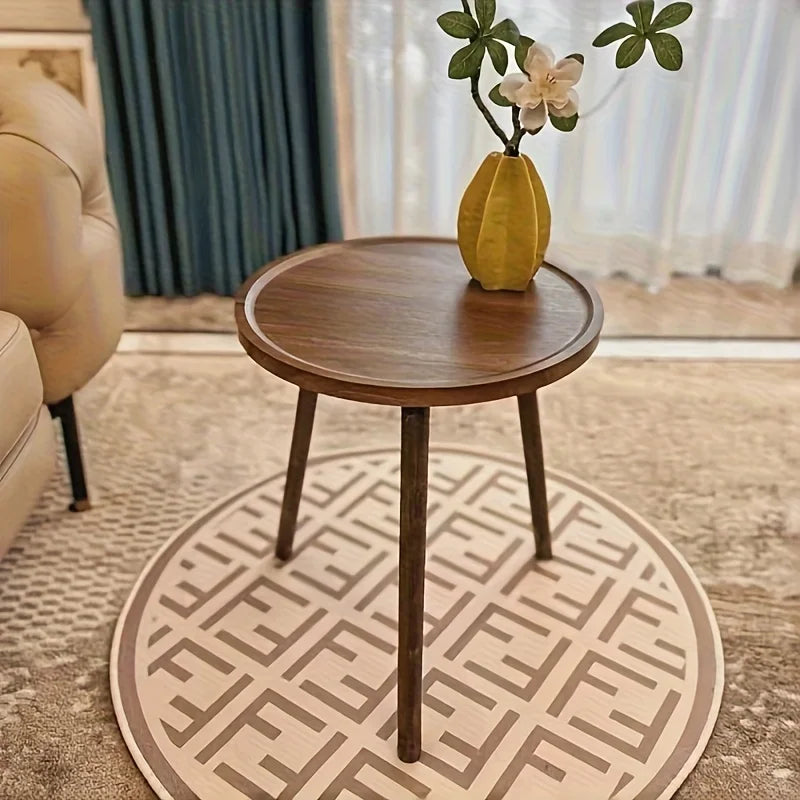 Wooden Round Coffee Table with Luxurious Design | Stylish Center Table for Modern Interiors 2