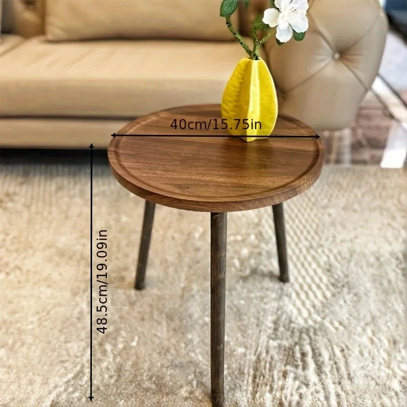 Wooden Round Coffee Table with Luxurious Design | Stylish Center Table for Modern Interiors 4