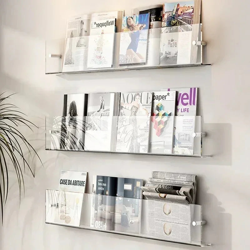 Yemaya | Wall Mounted Shelves with Durable PVC Design | Space-Saving Storage for Home and Office 0