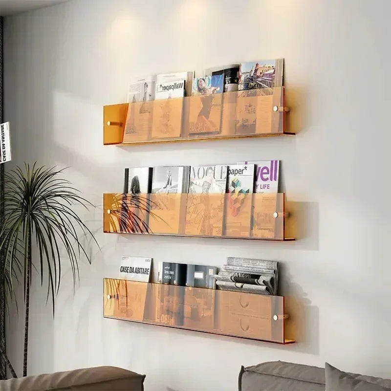 Yemaya | Wall Mounted Shelves with Durable PVC Design | Space-Saving Storage for Home and Office 1
