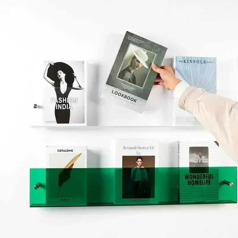 Yemaya | Wall Mounted Shelves with Durable PVC Design | Space-Saving Storage for Home and Office 6