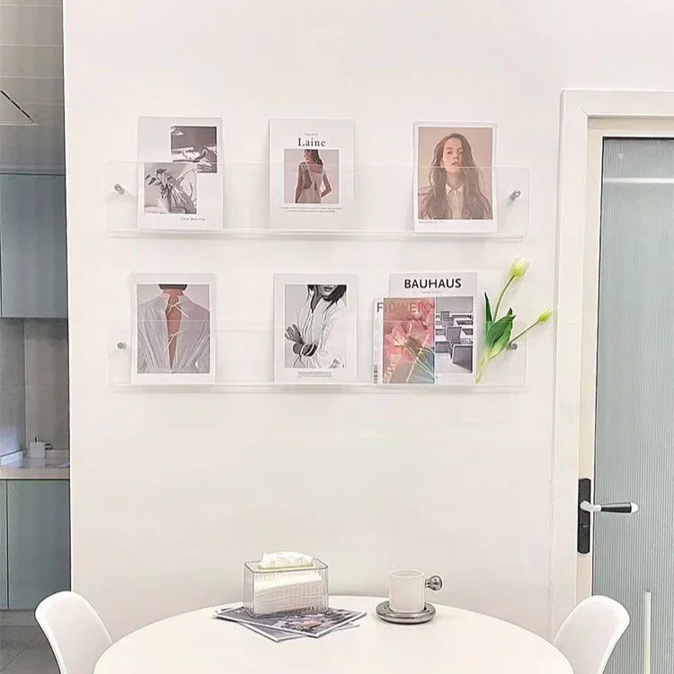 Yemaya | Wall Mounted Shelves with Durable PVC Design | Space-Saving Storage for Home and Office 8
