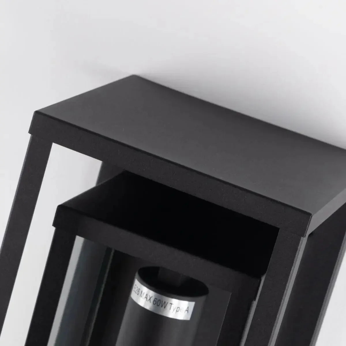 Ally Outdoor Wall Lamp Set styled along a garden wall