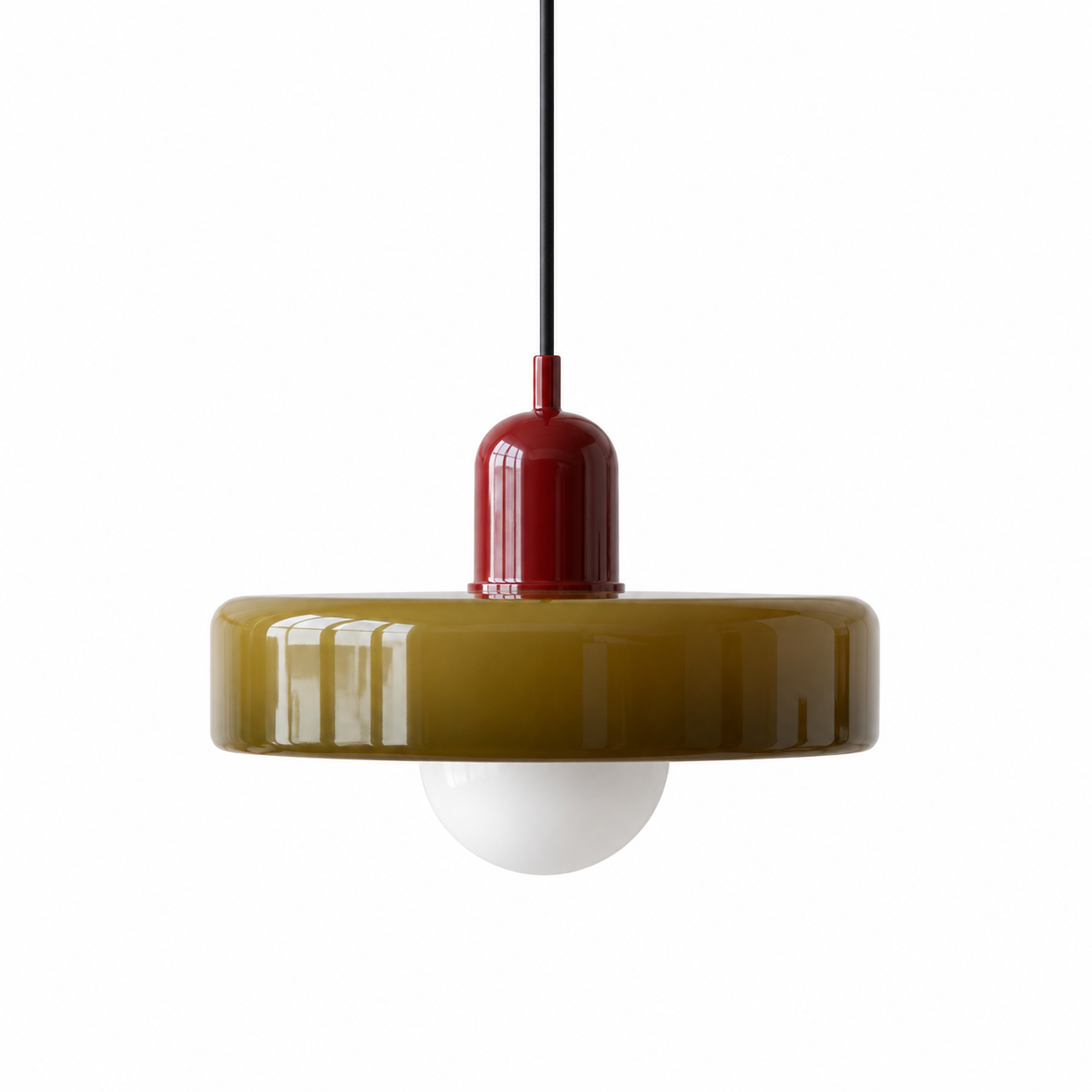 Annie Bauhaus-Inspired Coloured Glass Pendant Light color options across the Bauhaus glass range