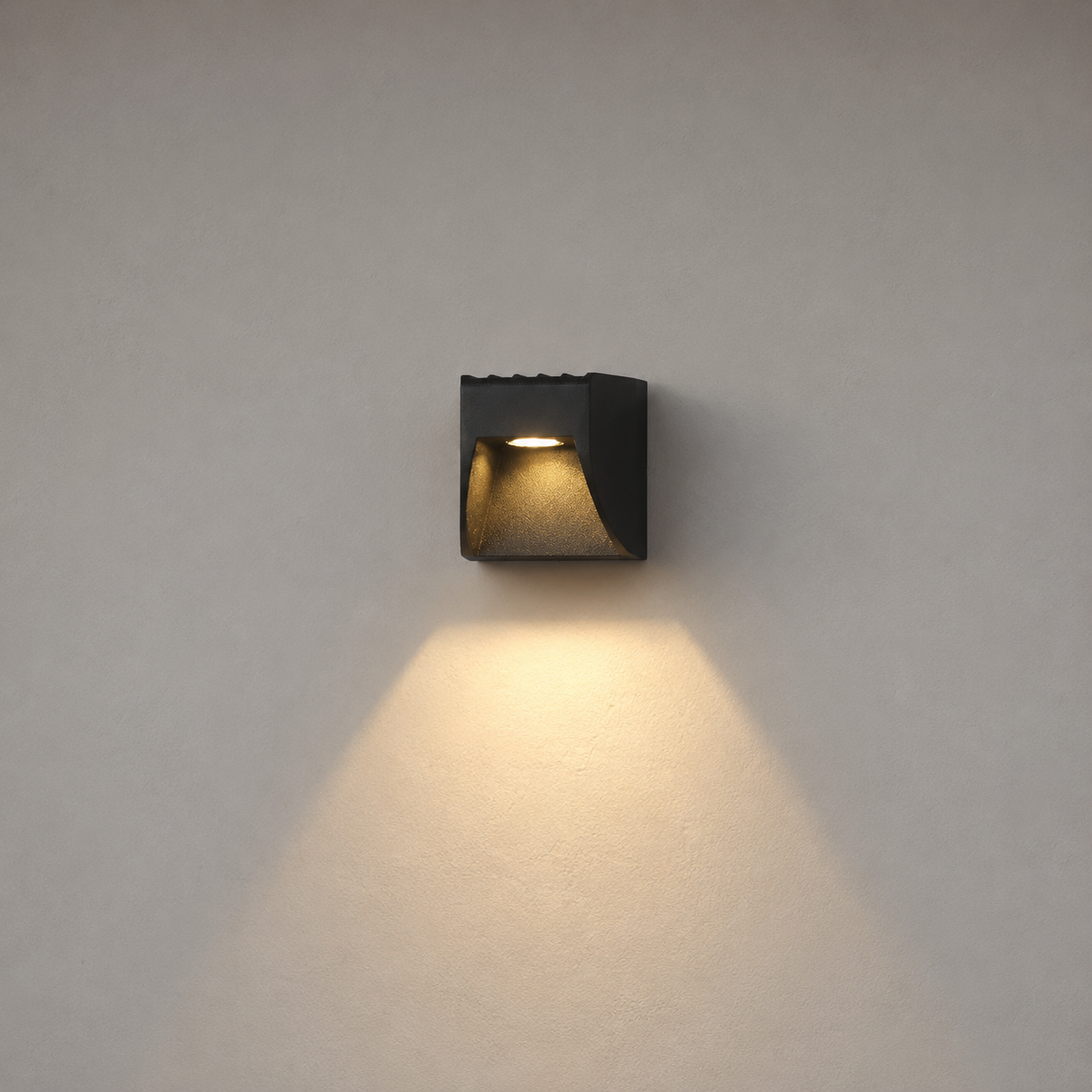 Ava Metal Outdoor Wall Light in the 9cm size