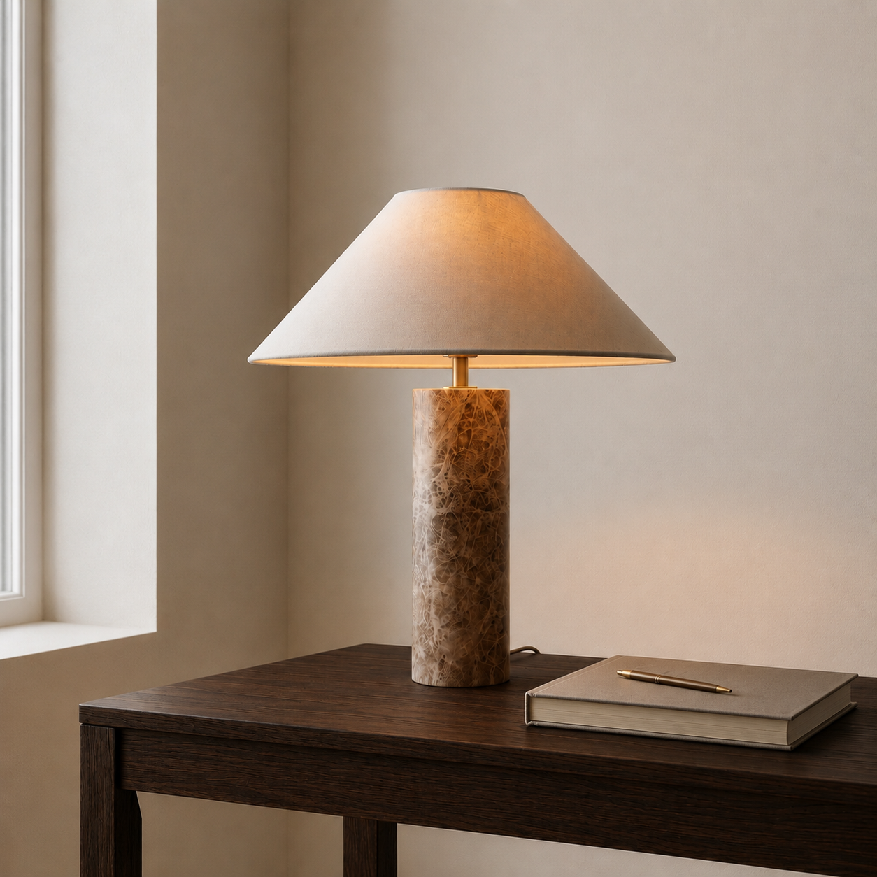 Ava Marble Table Lamp