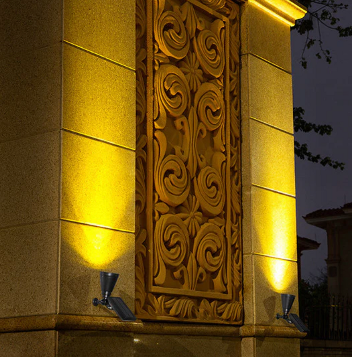 Bea Solar Spotlight - adjustable LED solar garden and wall spotlight - product image 1