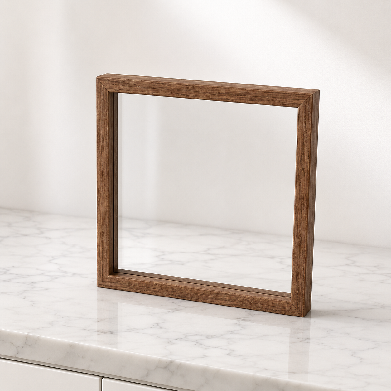 Bree Photo Frame in Black Walnut styled on a gallery wall