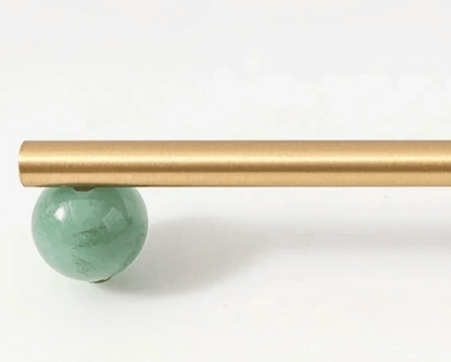 Coogee Brass & Marble Cabinet Handle on custom furniture
