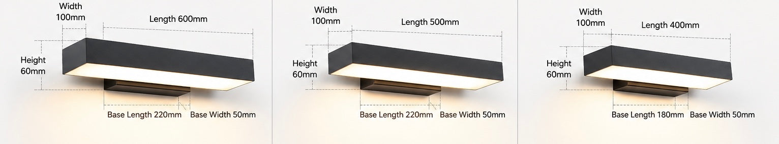 Eden Motion Sensor LED Outdoor Wall Light installed near a garage entrance