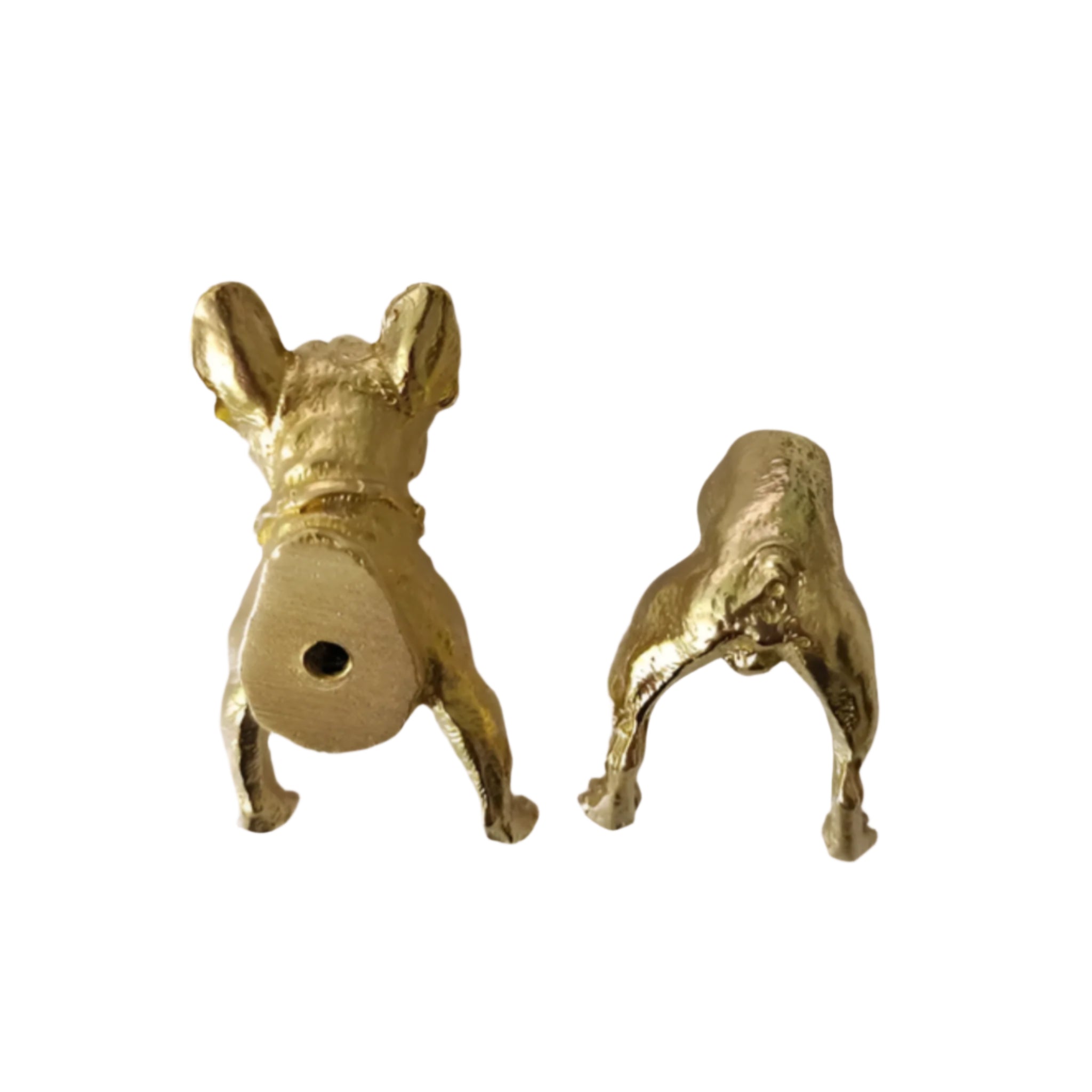 Glauco Brass Dog Cabinet Handle fitted to children's bedroom furniture