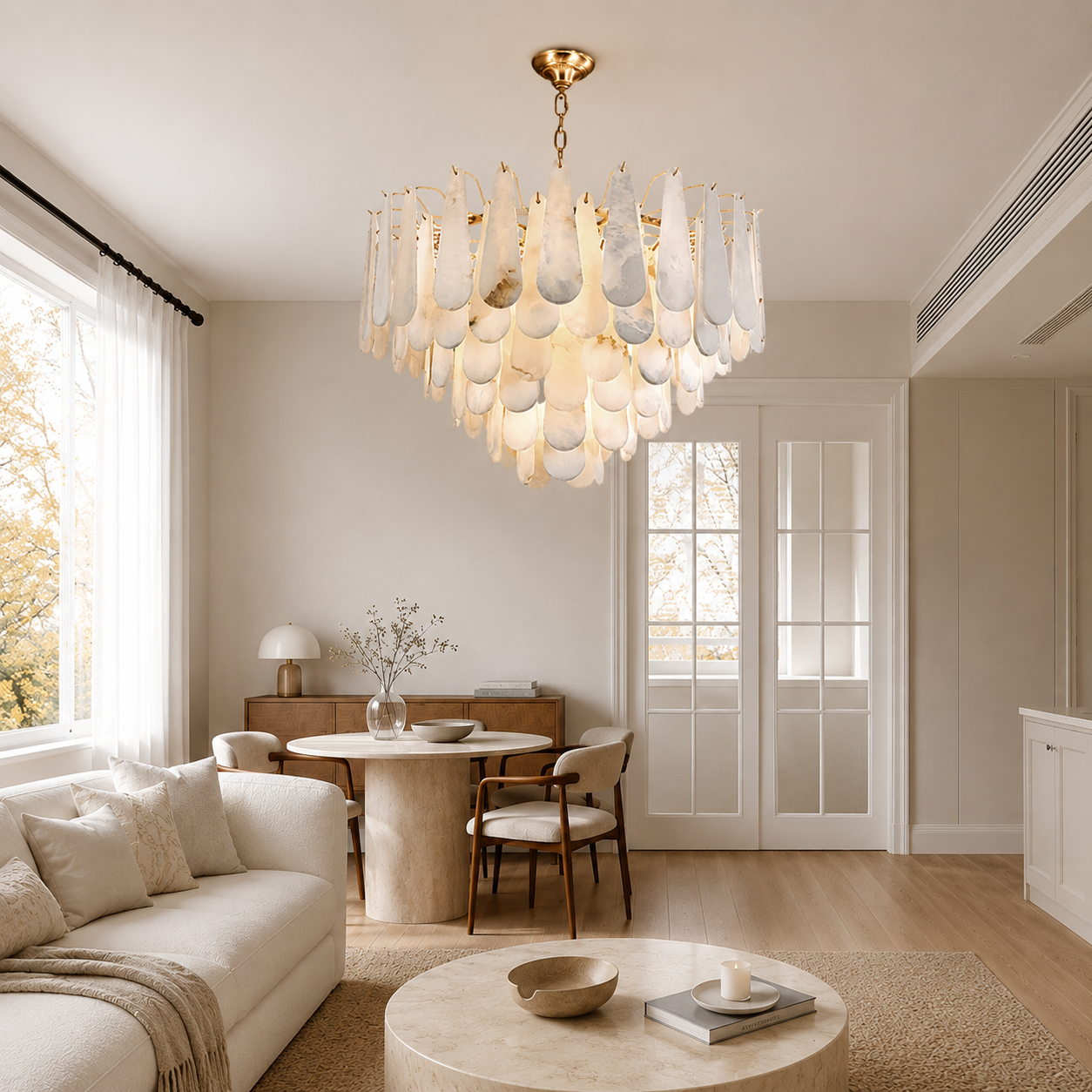 Halo Marble Chandelier