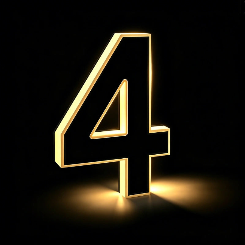 Home Solar House Numbers - illuminated LED address numbers and letters - product image 12