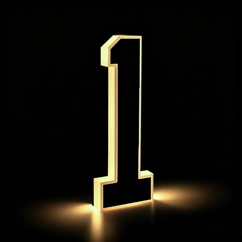 Home Solar House Numbers - illuminated LED address numbers and letters - product image 2
